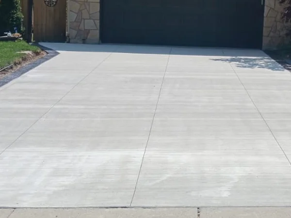 artificial turf concrete driveway B10