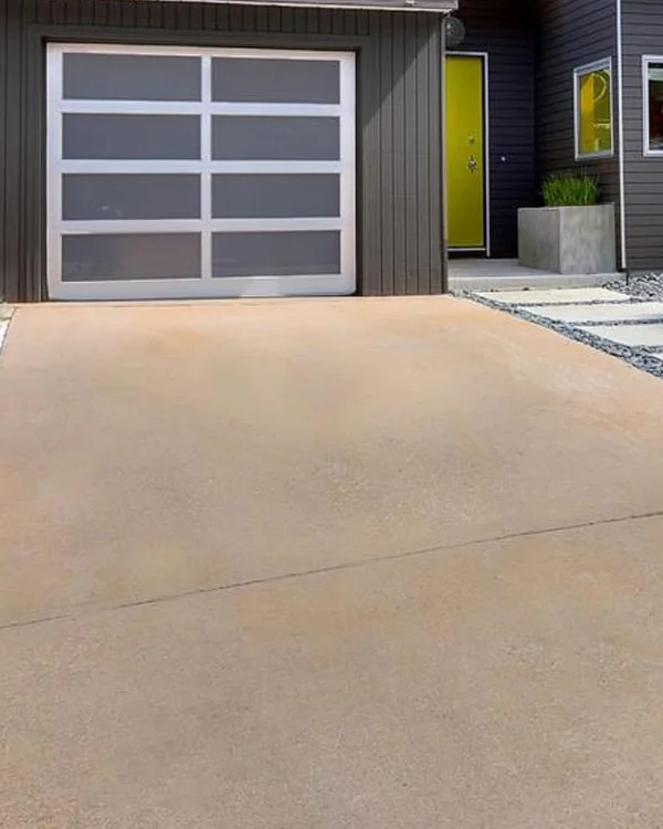 artificial turf concrete driveway B11