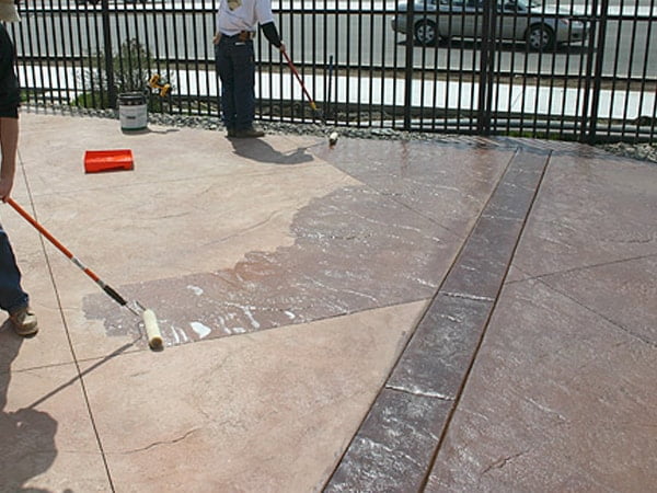 artificial turf concrete driveway B9