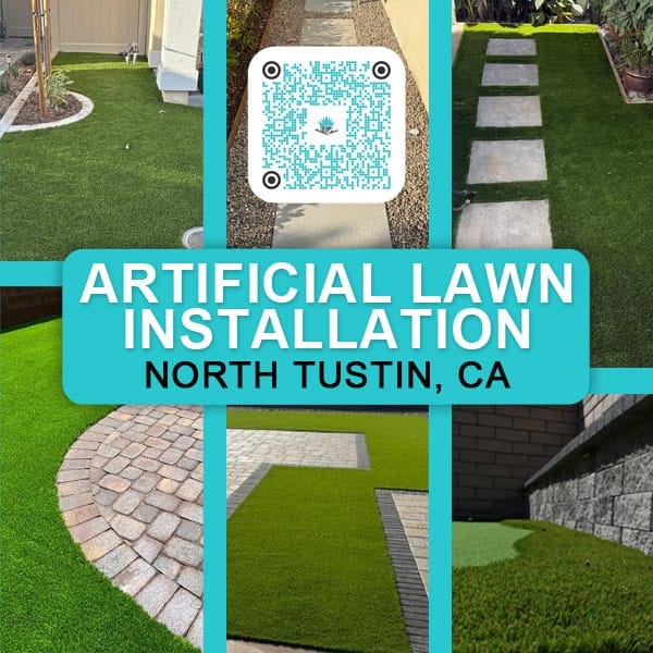 Artificial Lawn Installation North Tustin, CA B1 QR Artificial Lawn Installation North Tustin, CA B1 QR
