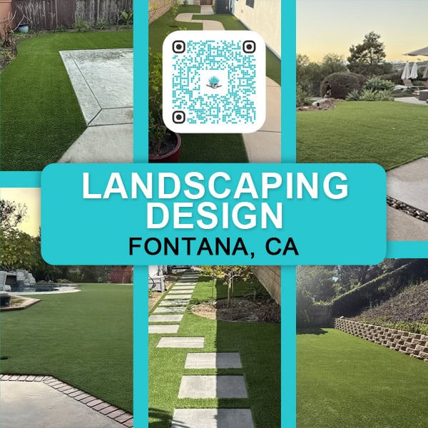 Landscaping Design Fontana, CA B1 QR