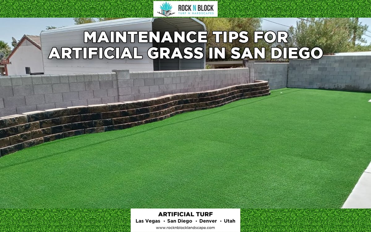 Maintenance Tips for Artificial Grass in San Diego