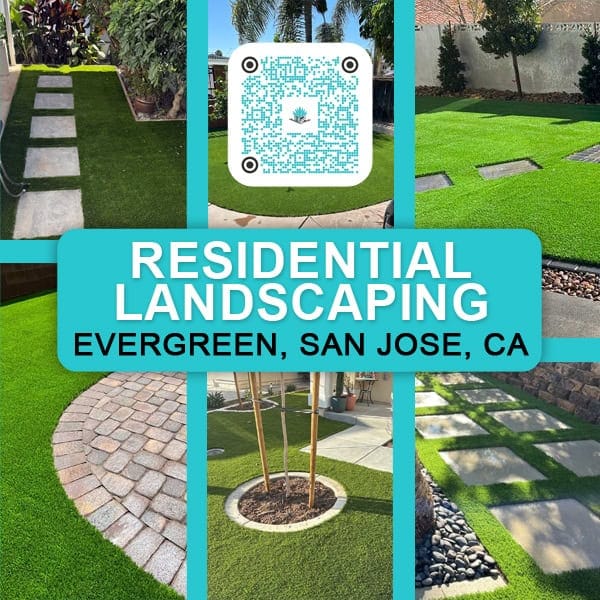 Residential Landscaping Evergreen San Jose, CA B1 QR Residential Landscaping Evergreen San Jose, CA B1 QR