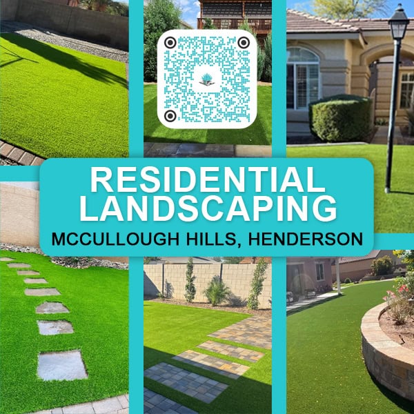 Residential Landscaping McCullough Hills, Henderson B1 QR