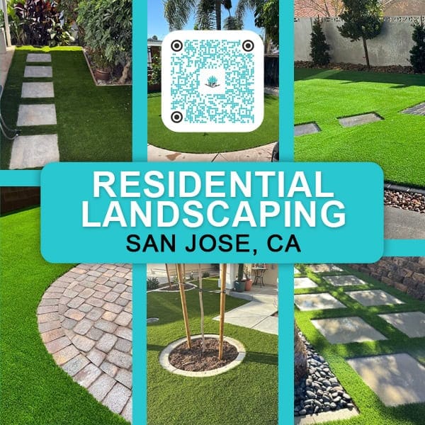 Residential Landscaping San Jose, CA B1 QR Residential Landscaping San Jose, CA B1 QR