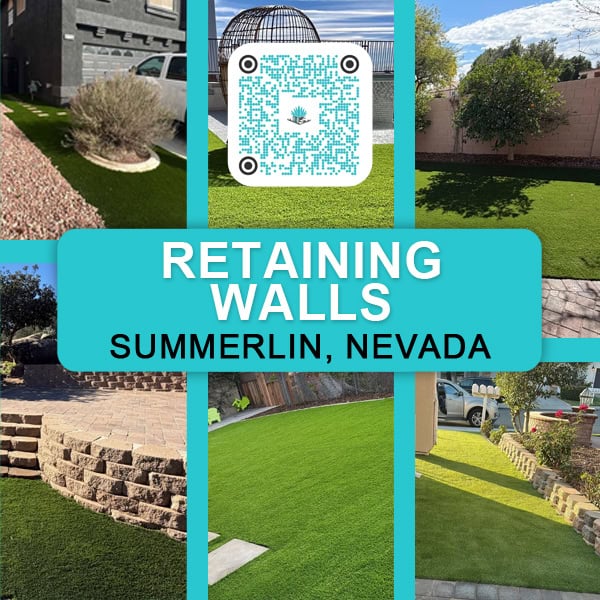 Retaining Walls Summerlin, Nevada B1 QR Retaining Walls Summerlin, Nevada B1 QR
