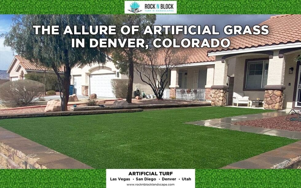 Artificial grass Denver, Colorado Rock N Block Turf