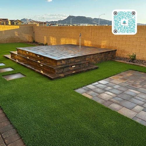 artificial turf carslbad B1 QR