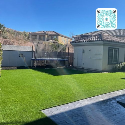 artificial turf escondido B1 QR