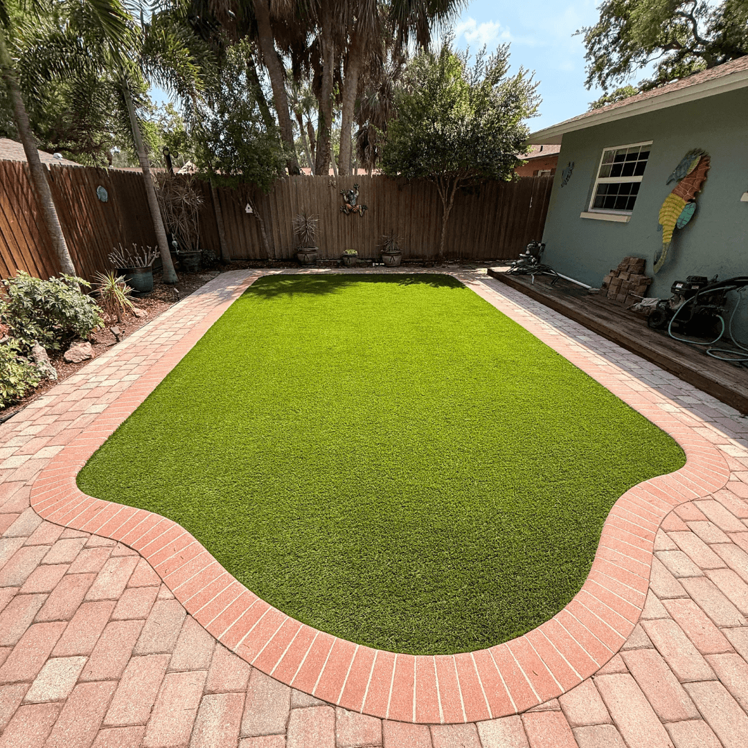 artificial turf installation